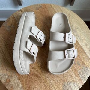 MIA Kiana Platform Slide Sandals girls sz: 1